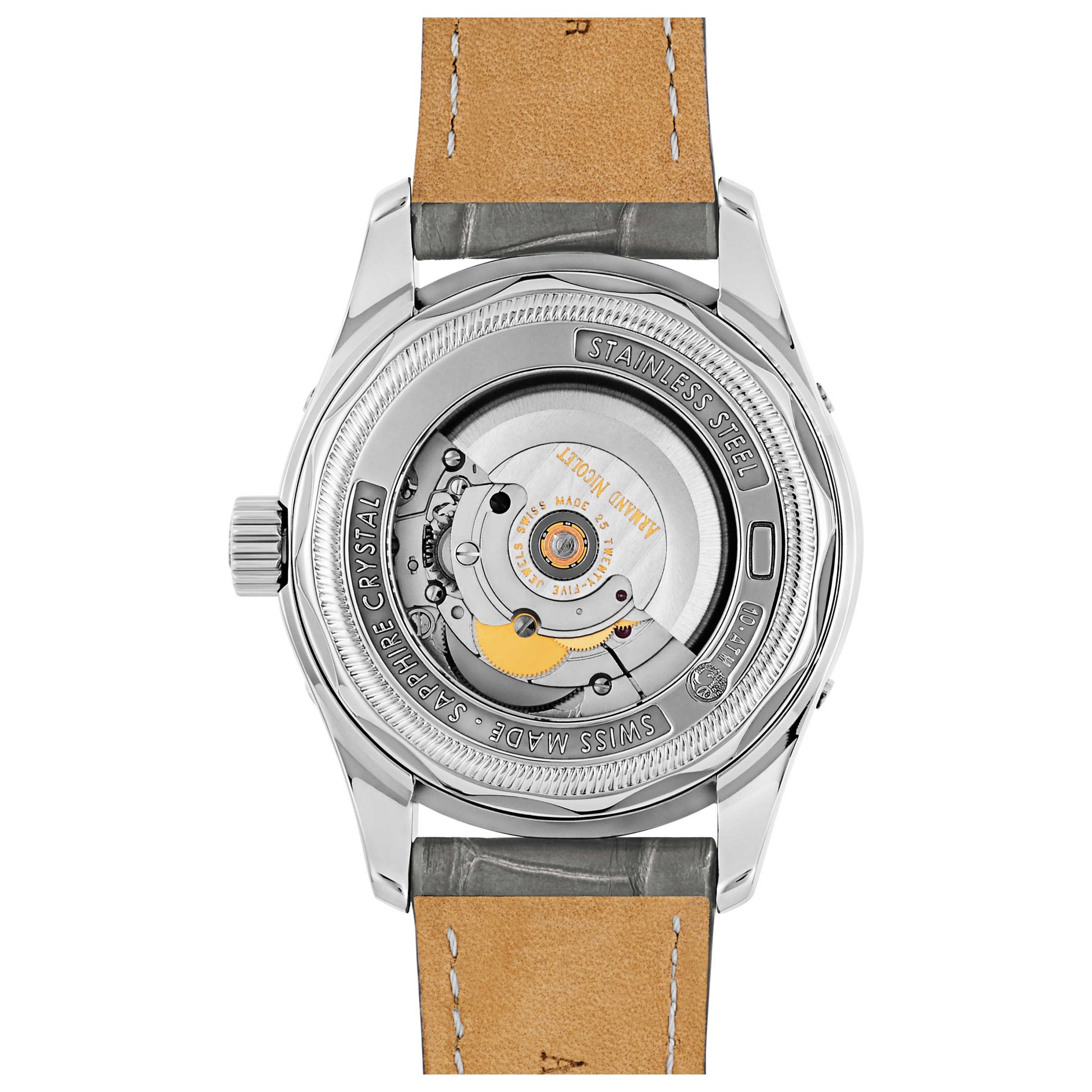 Armand Nicolet M02 Men's Automatic Watch 8642B-GS-P974GR2 - Image #2