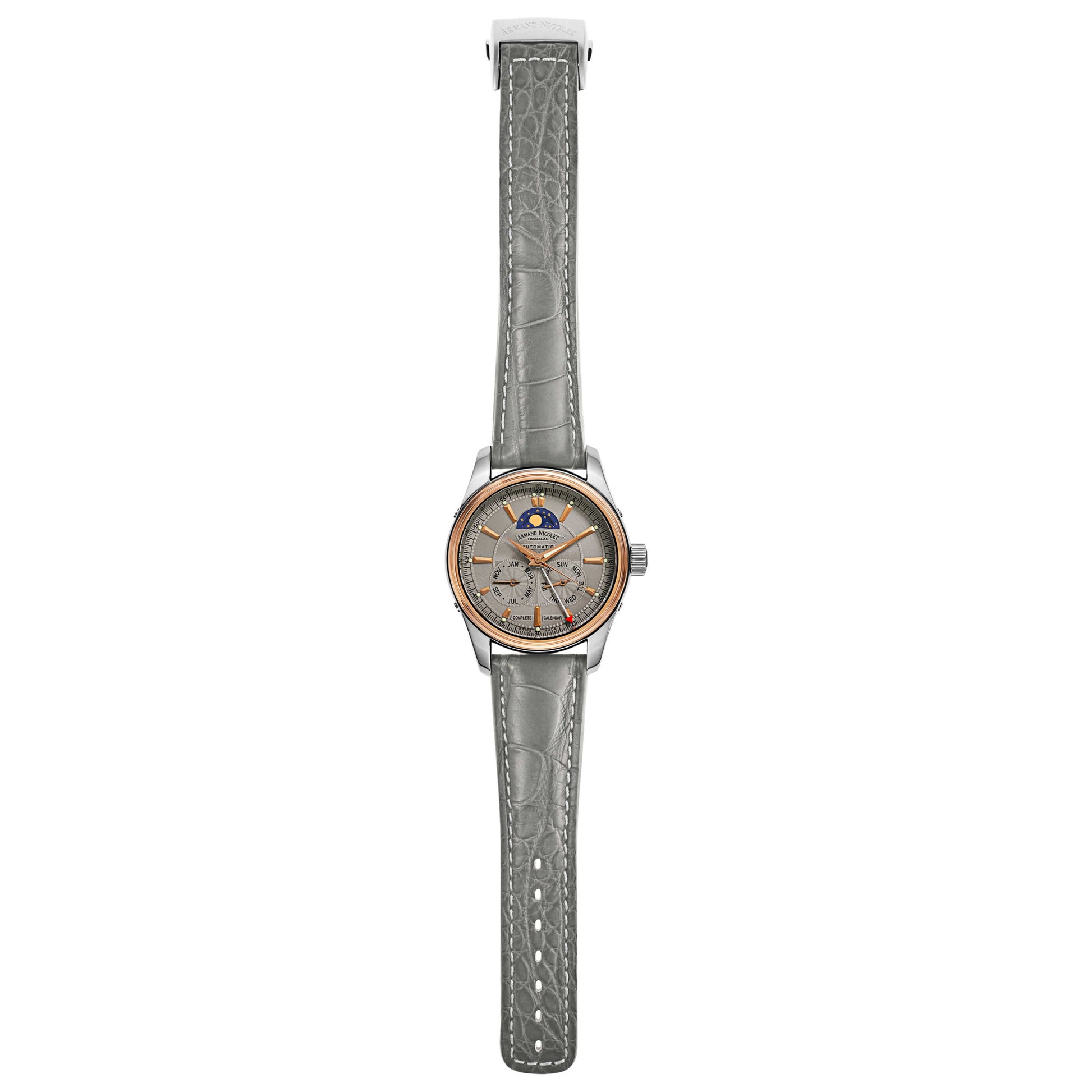 Armand Nicolet M02 Men's Automatic Watch 8642B-GS-P974GR2 - Image #8