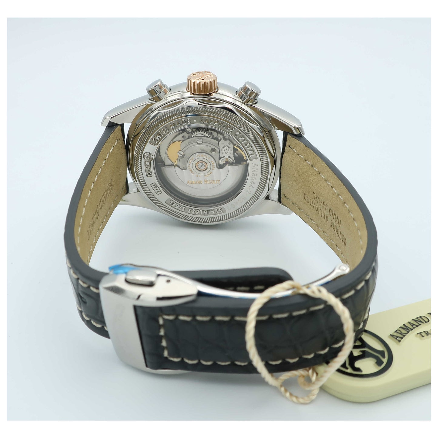 Armand Nicolet M02 Men's Automatic Watch 8644A-2-GSP974GR2-SD - Image #2