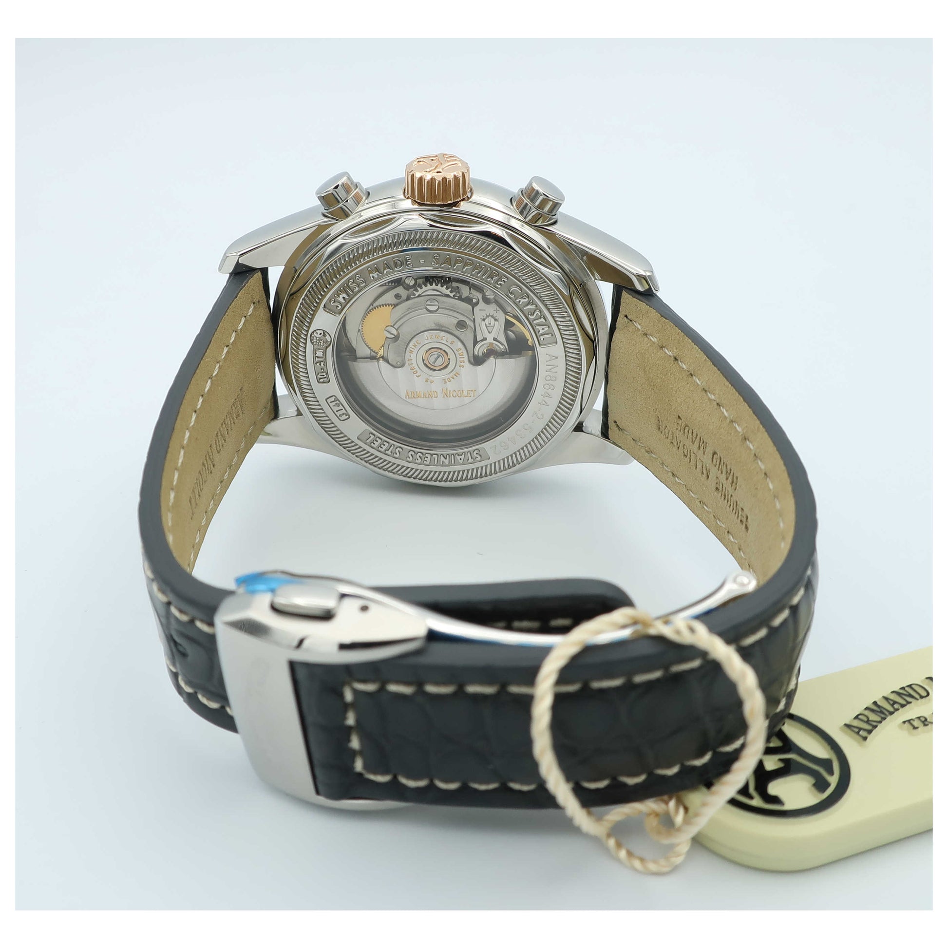Armand Nicolet M02 Men's Automatic Watch 8644A-2-GSP974GR2-SD - Image #2