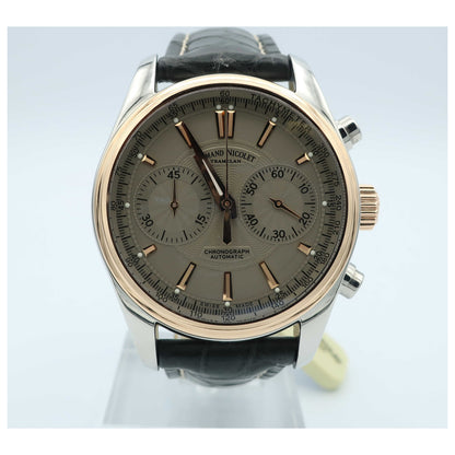 Front view of Armand Nicolet M02 Men's Automatic Watch 8644A-2-GSP974GR2-SD