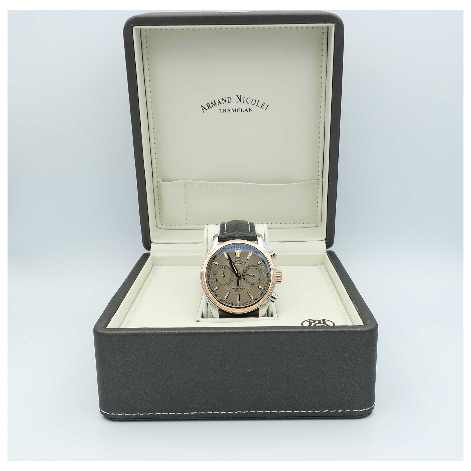 Armand Nicolet M02 Men's Automatic Watch 8644A-2-GSP974GR2-SD - Image #6