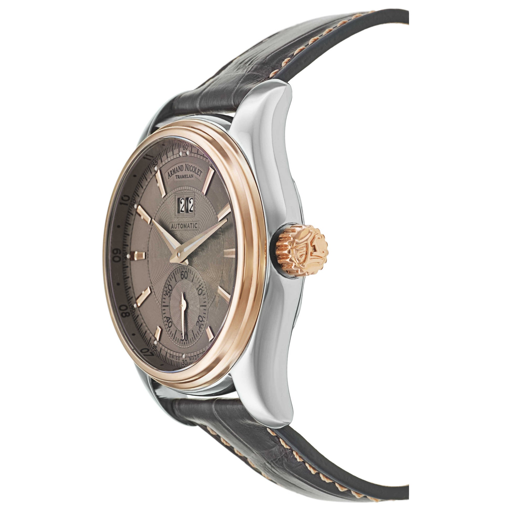 Armand Nicolet M02 Men's Automatic Watch 8646A-2-GR-P974GR2 - Image #4