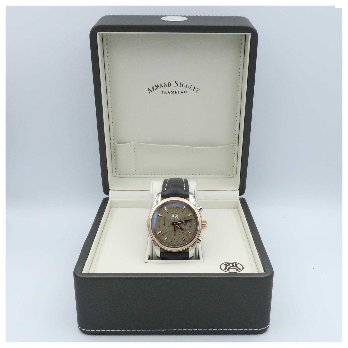 Armand Nicolet M02 Men's Automatic Watch 8648A-2-GRP974GR2-SD - Image #6