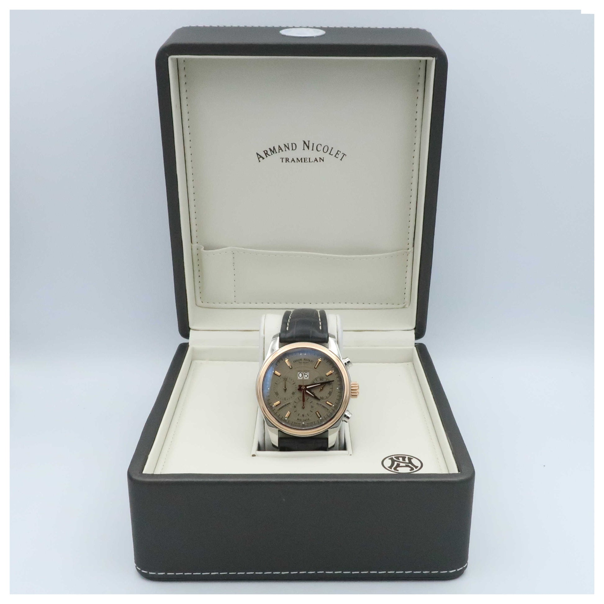 Armand Nicolet M02 Men's Automatic Watch 8648A-2-GRP974GR2-SD - Image #6