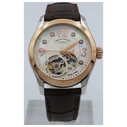 Front view of Armand Nicolet LL9 Women's Automatic Watch 8653A-AN-P953MR8-SD