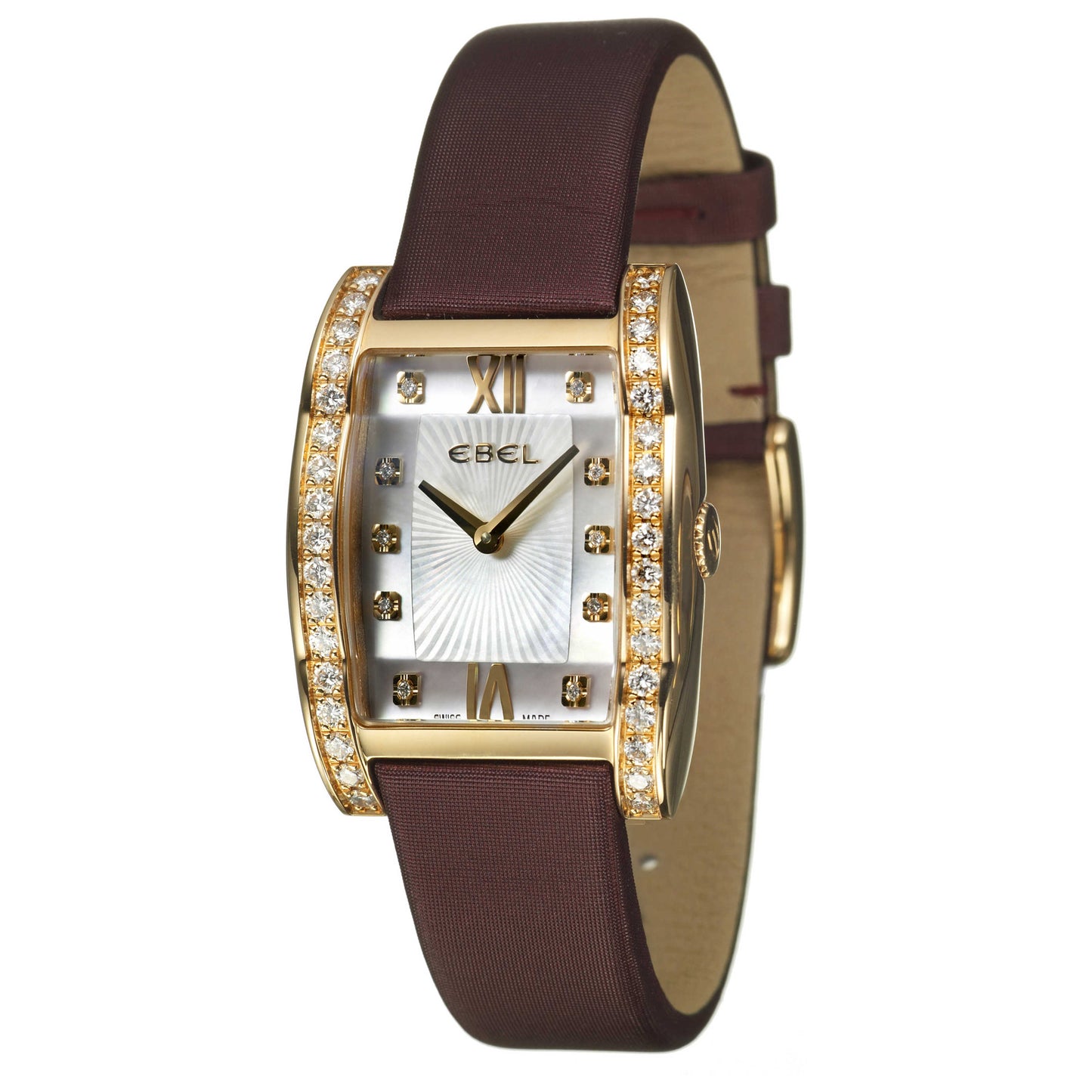 Front view of Ebel Tarawa Women's Swiss Quartz (Battery-Powered) Watch 8656J28-992030303
