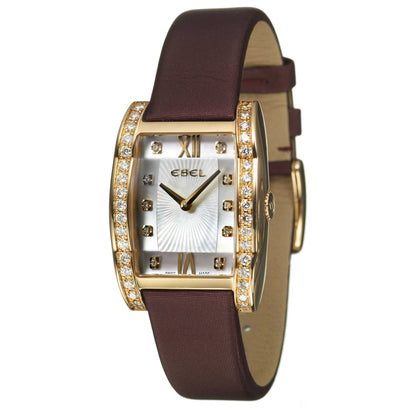 Front view of Ebel Tarawa Women's Swiss Quartz (Battery-Powered) Watch 8656J28-992030303