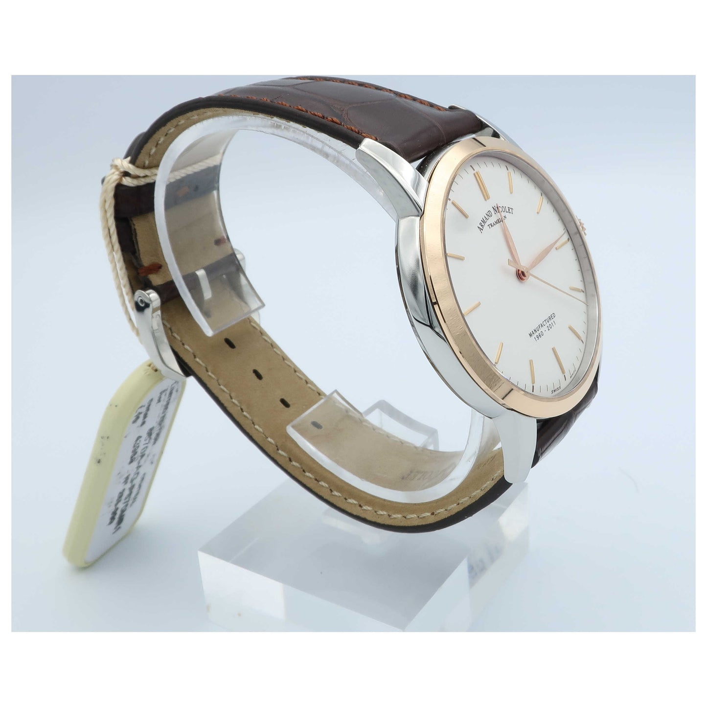 Armand Nicolet L10 Men's Manual-Wind Watch 8670A-AG-P670MR1 - Image #3