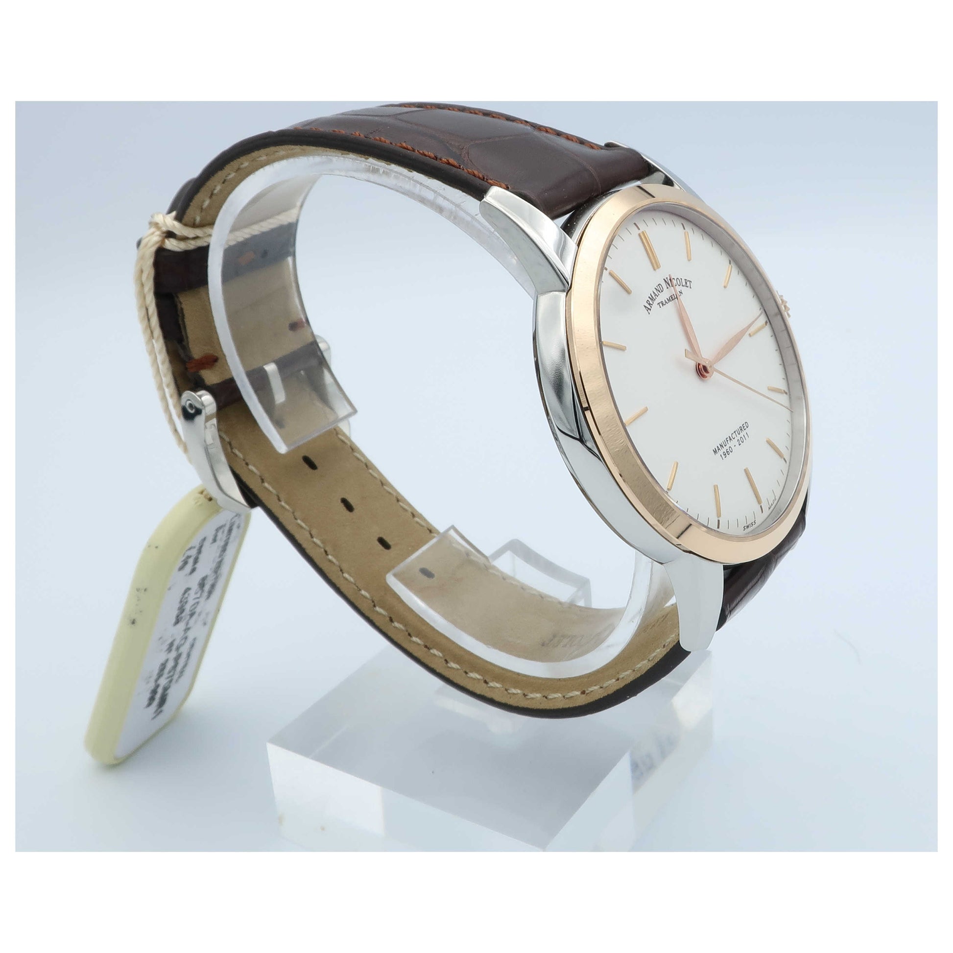 Armand Nicolet L10 Men's Manual-Wind Watch 8670A-AG-P670MR1 - Image #3