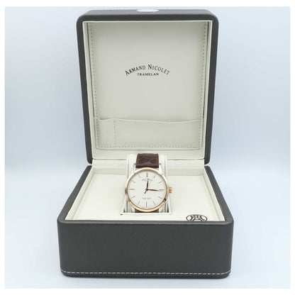 Armand Nicolet L10 Men's Manual-Wind Watch 8670A-AG-P670MR1 - Image #6