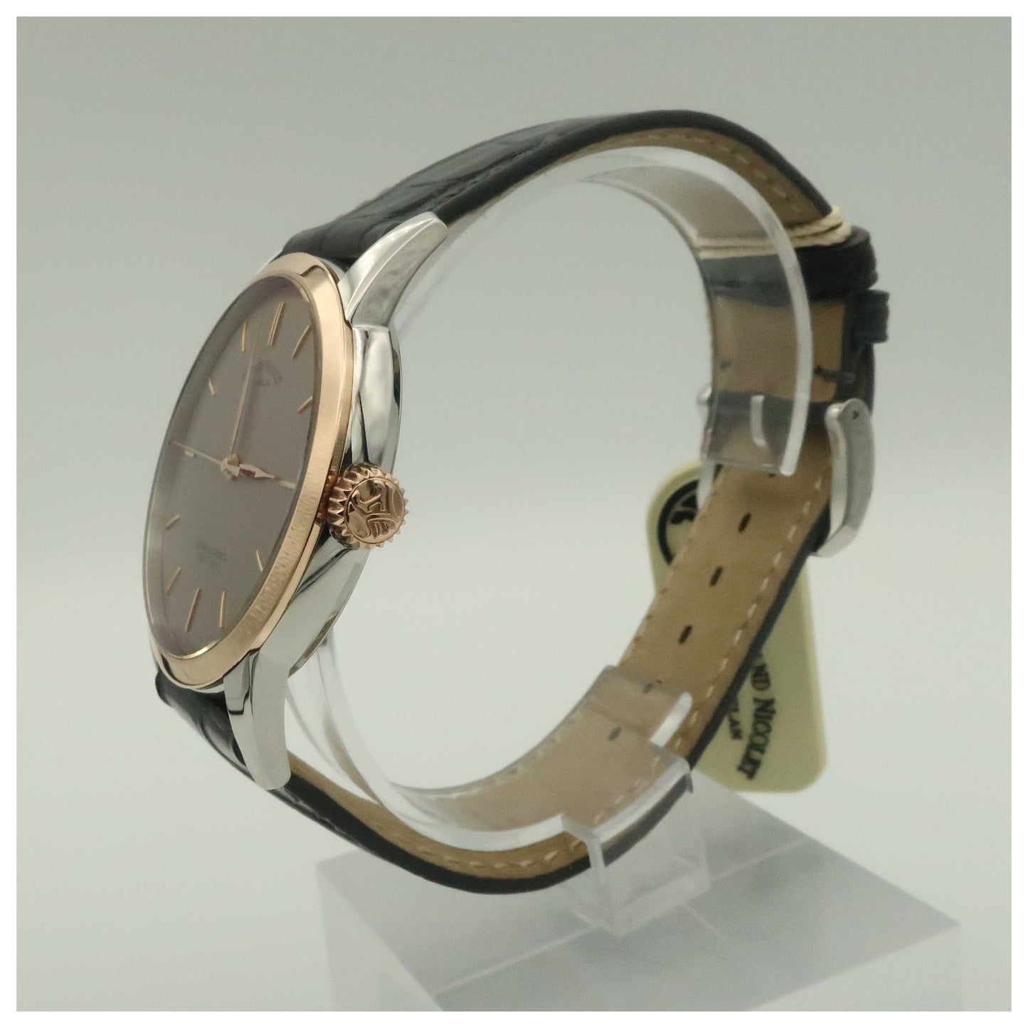 Armand Nicolet L10 Men's Manual-Wind Watch 8670A-GR-P670GR1-PO - Image #4