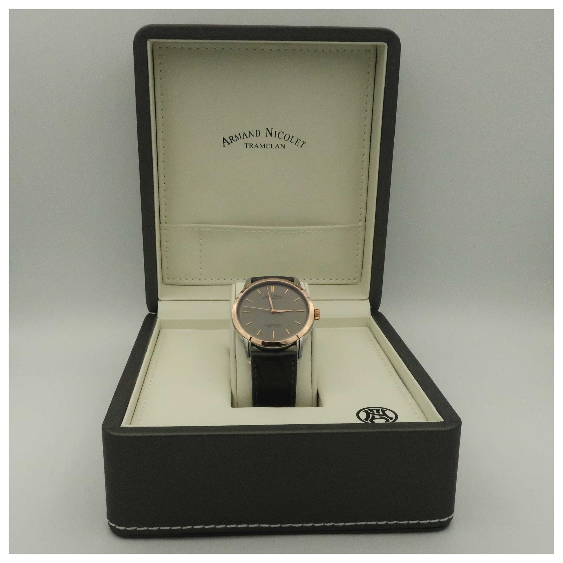 Armand Nicolet L10 Men's Manual-Wind Watch 8670A-GR-P670GR1-PO - Image #6