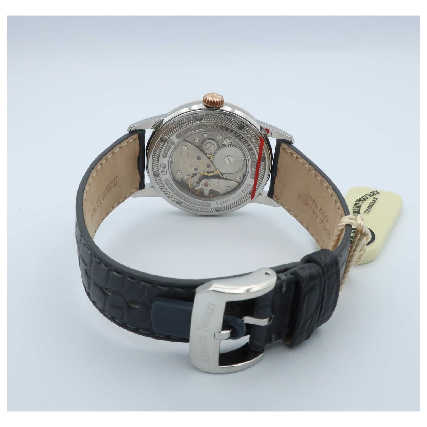 Armand Nicolet L10 Men's Manual-Wind Watch 8670A-GR-P670GR1-SDV - Image #2