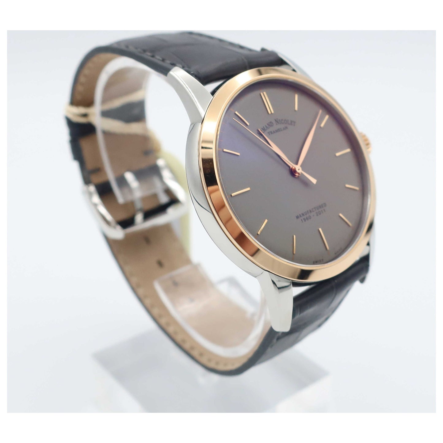 Armand Nicolet L10 Men's Manual-Wind Watch 8670A-GR-P670GR1-SD - Image #3