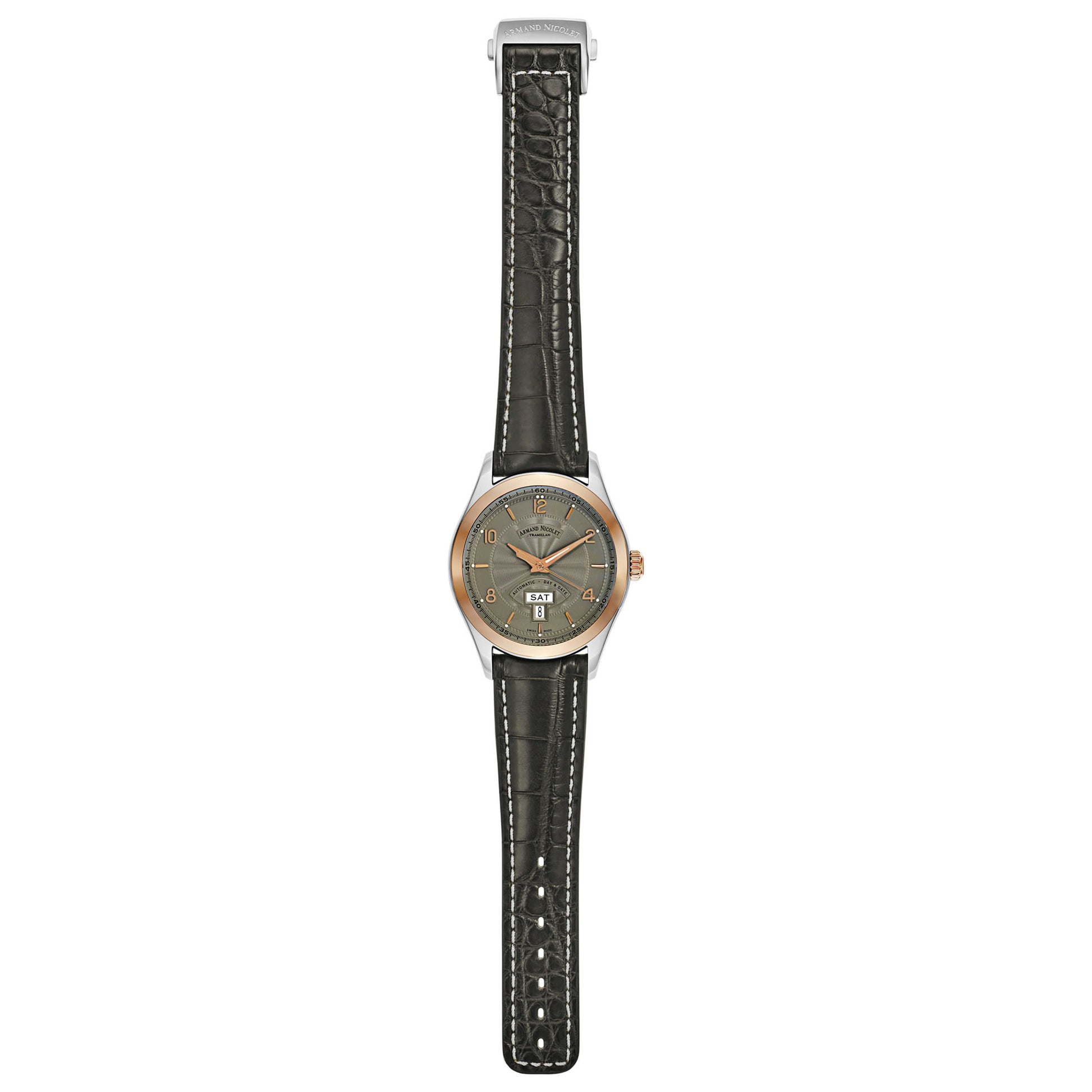 Armand Nicolet M02 Men's Automatic Watch 8740A-GS-P974GR2 - Image #8