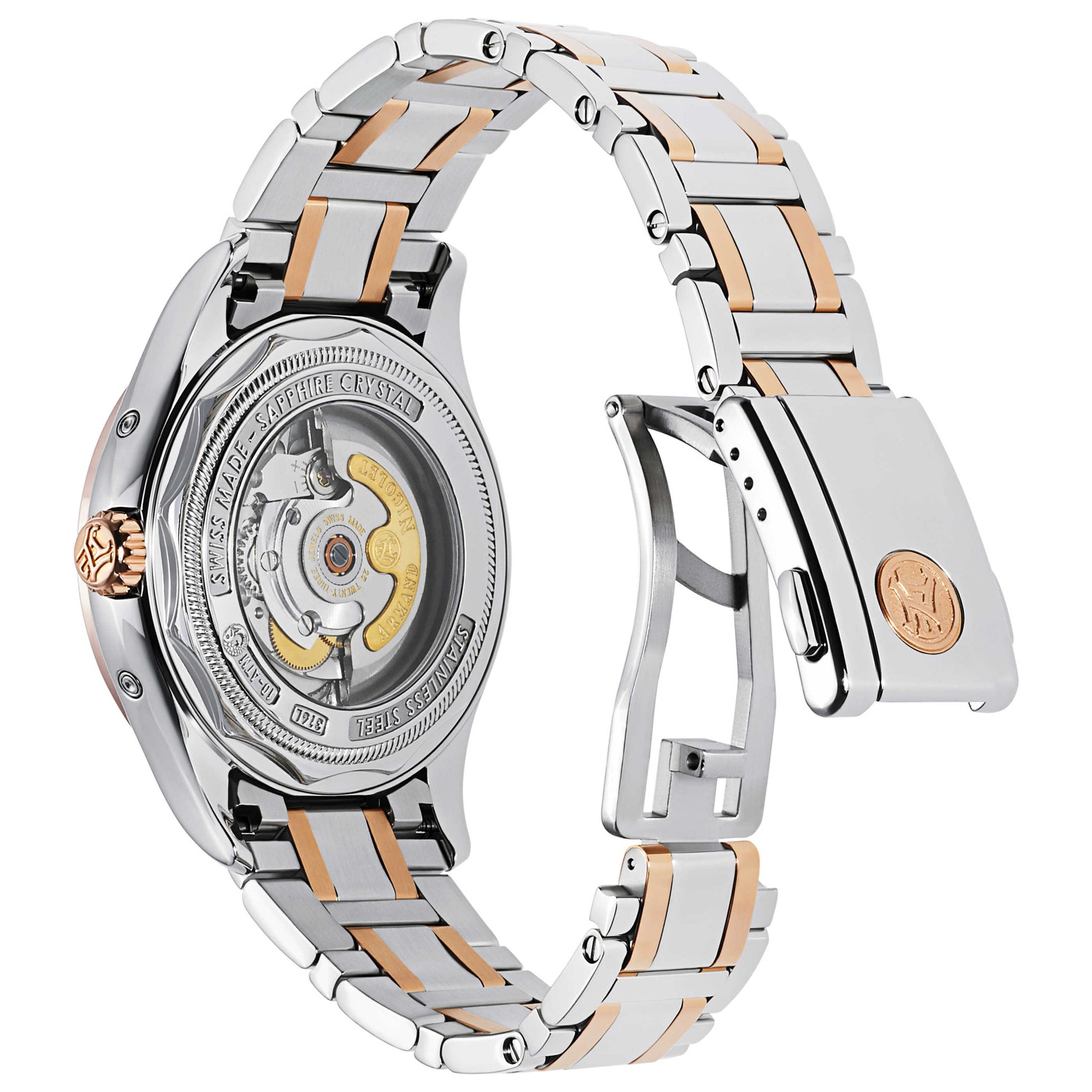 Armand Nicolet M02 Men's Automatic Watch 8742B-GS-M8740 - Image #7