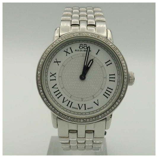Front view of 88 Rue du Rhone Double 8 Origin Women's Swiss Quartz (Battery-Powered) Watch 87WA120024-PO
