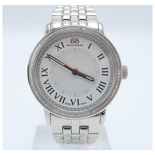 Front view of 88 Rue du Rhone Double 8 Origin Women's Swiss Quartz (Battery-Powered) Watch 87WA120024-SD