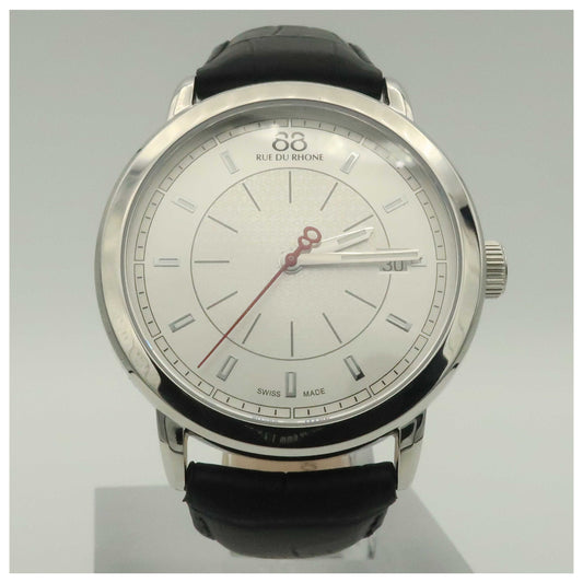 Front view of 88 Rue du Rhone Double 8 Origin Men's Swiss Quartz (Battery-Powered) Watch 87WA120027-SDV