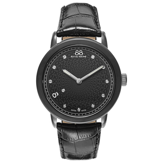 Front view of 88 Rue du Rhone Double 8 Origin Men's Swiss Quartz (Battery-Powered) Watch 87WA120029
