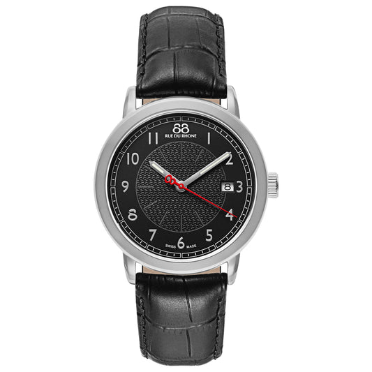 Front view of 88 Rue du Rhone Double 8 Origin Men's Swiss Quartz (Battery-Powered) Watch 87WA120030