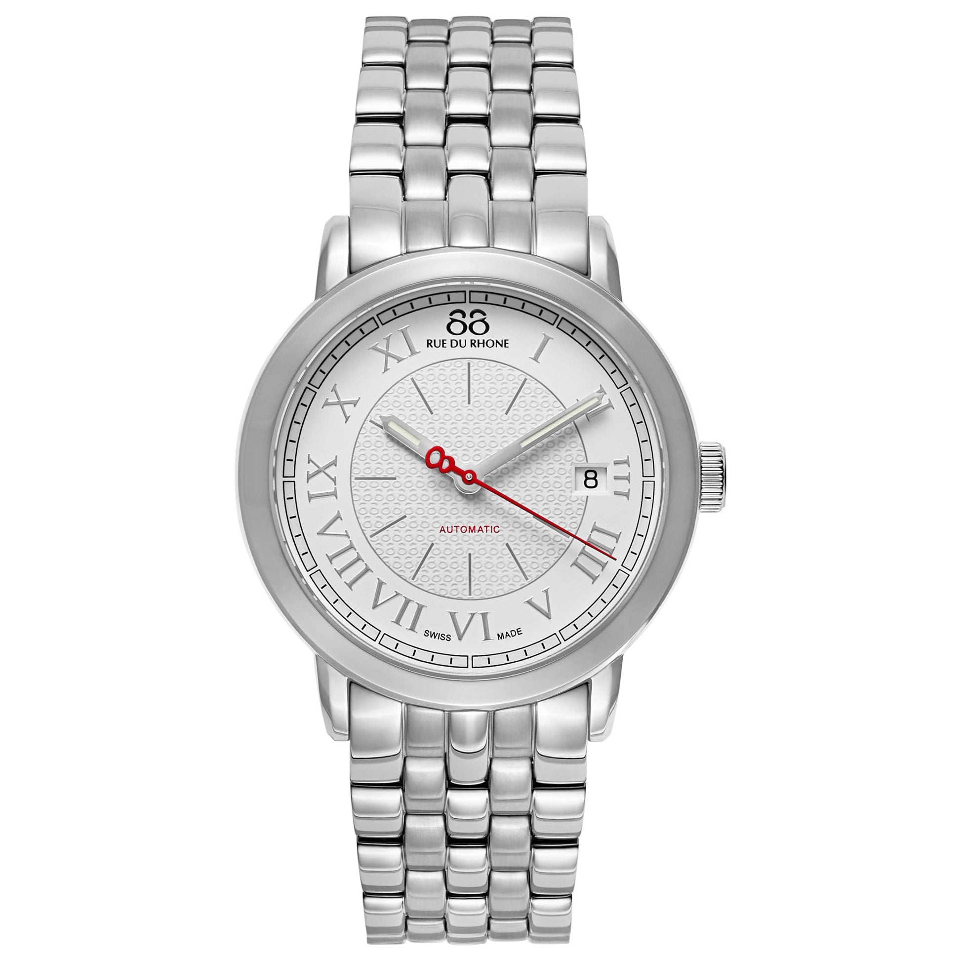 Front view of 88 Rue du Rhone Double 8 Origin Men's Automatic Watch 87WA120031