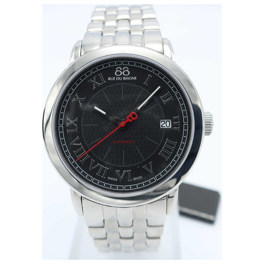 Front view of 88 Rue du Rhone Double 8 Origin Men's Automatic Watch 87WA120034-SD