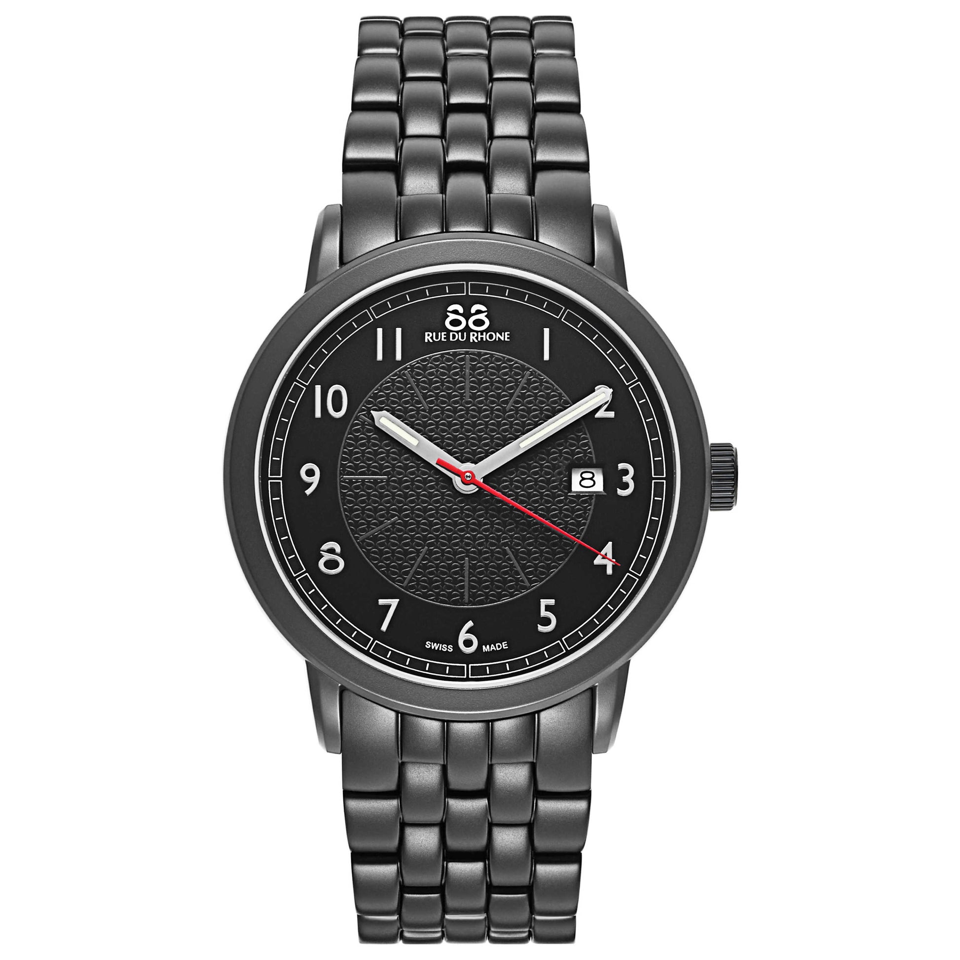 Front view of 88 Rue du Rhone 88 Originals Men's Swiss Quartz (Battery-Powered) Watch 87WA120038