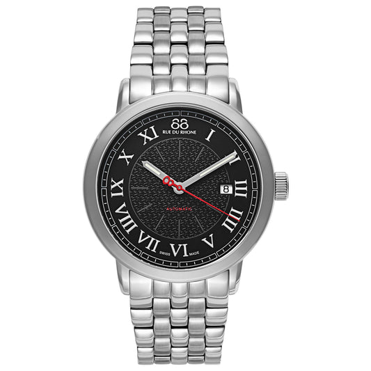 Front view of 88 Rue du Rhone Double 8 Origin Men's Automatic Watch 87WA120040