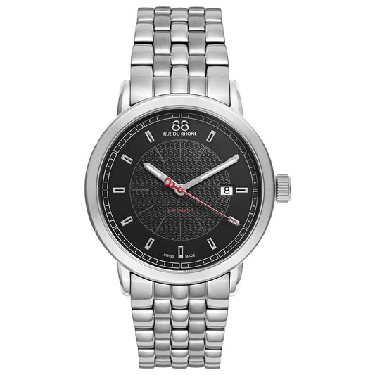 Front view of 88 Rue du Rhone Double 8 Origin Men's Automatic Watch 87WA120042