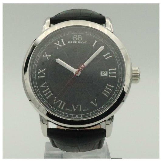Front view of 88 Rue du Rhone Double 8 Origin Men's Automatic Watch 87WA120043-SD