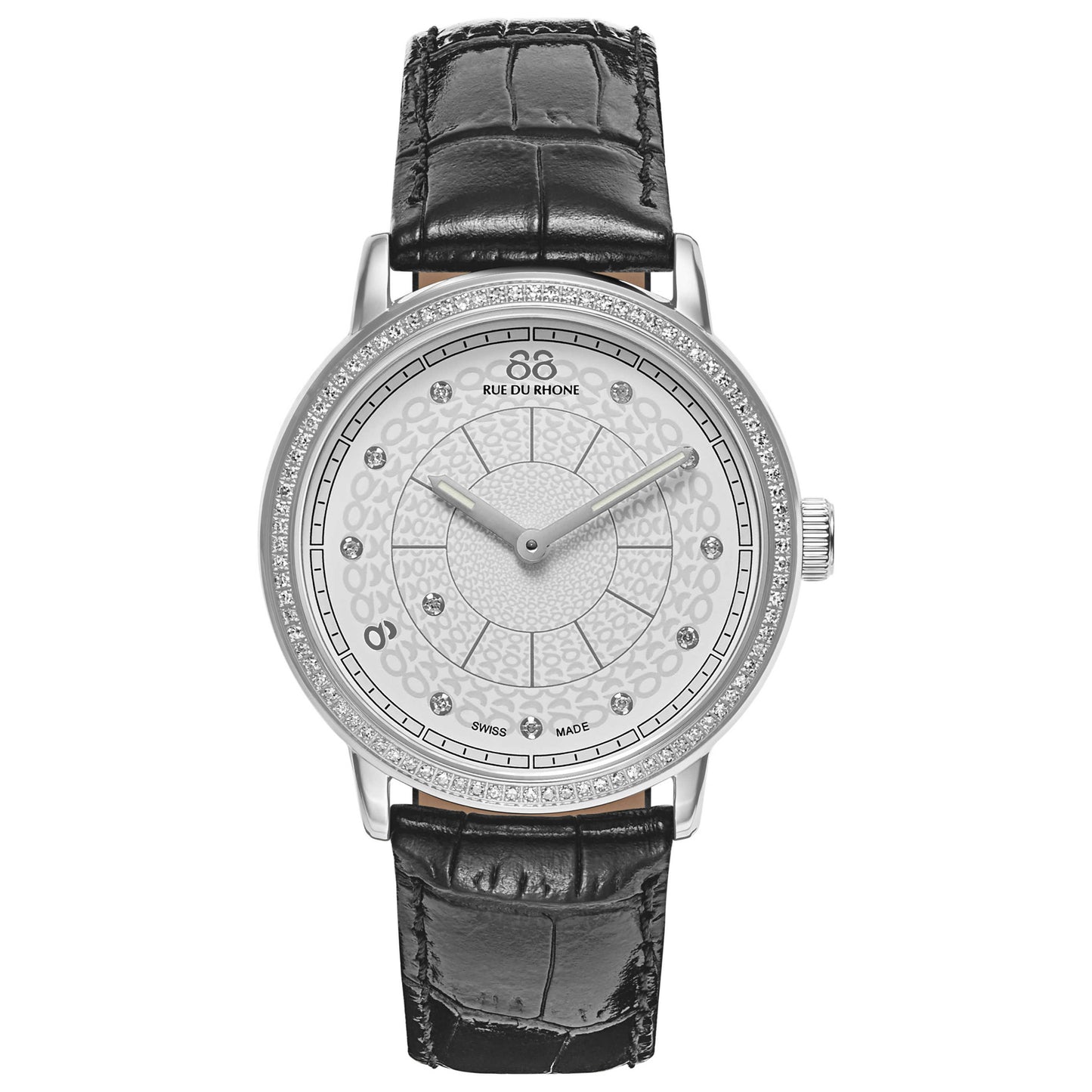 Front view of 88 Rue du Rhone Double 8 Origin Women's Swiss Quartz (Battery-Powered) Watch 87WA120061