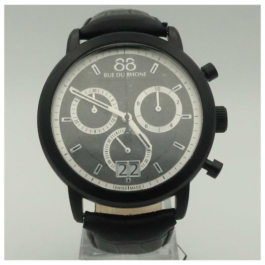 Front view of 88 Rue du Rhone Double 8 Origin Men's Swiss Quartz (Battery-Powered) Watch 87WA130021-SD