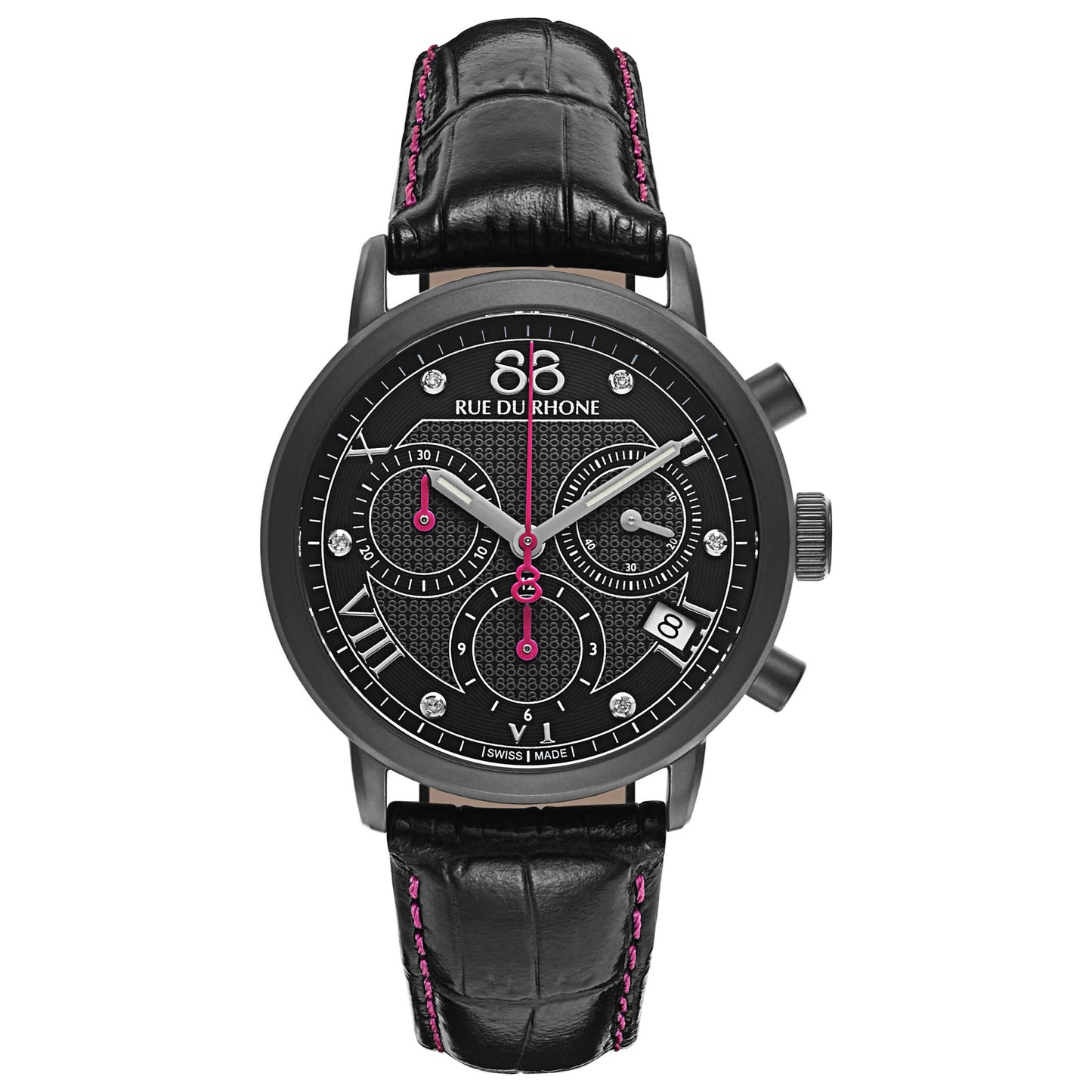 Front view of 88 Rue du Rhone Double 8 Origin Women's Swiss Quartz (Battery-Powered) Watch 87WA130027