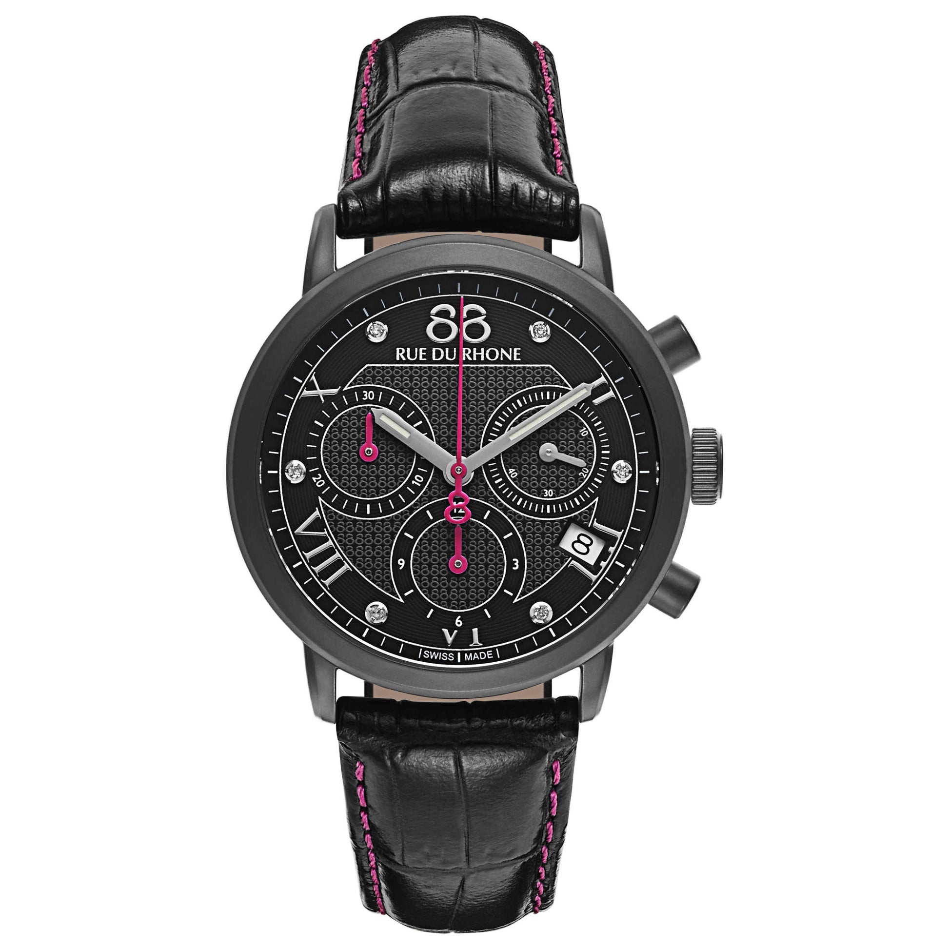 Front view of 88 Rue du Rhone Double 8 Origin Women's Swiss Quartz (Battery-Powered) Watch 87WA130027