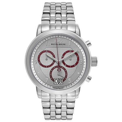 Front view of 88 Rue du Rhone Double 8 Origin Men's Swiss Quartz (Battery-Powered) Watch 87WA130036