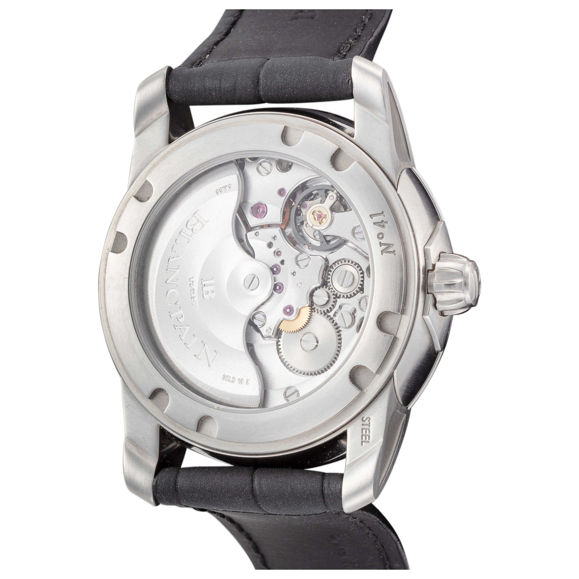 Back view of Blancpain L-Evolution Men's Automatic Watch 8850-11B34-53B