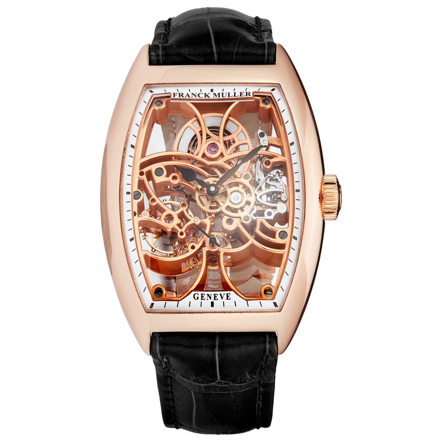 Front view of Franck Muller Casablanca Men's Manual-Wind Watch 8880BS6SQT5NBK