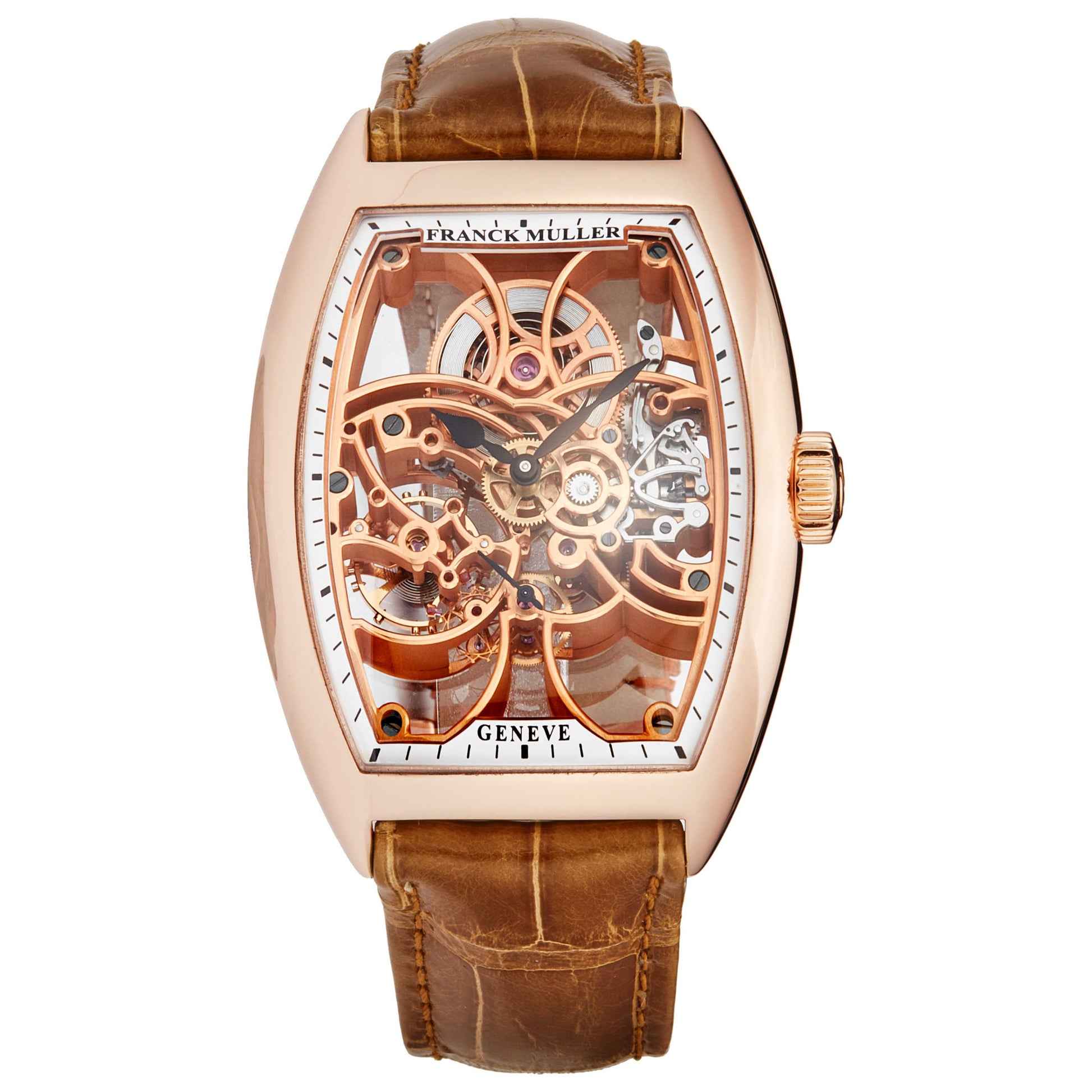 Front view of Franck Muller Casablanca Men's Manual-Wind Watch 8880BS6SQT5NBR