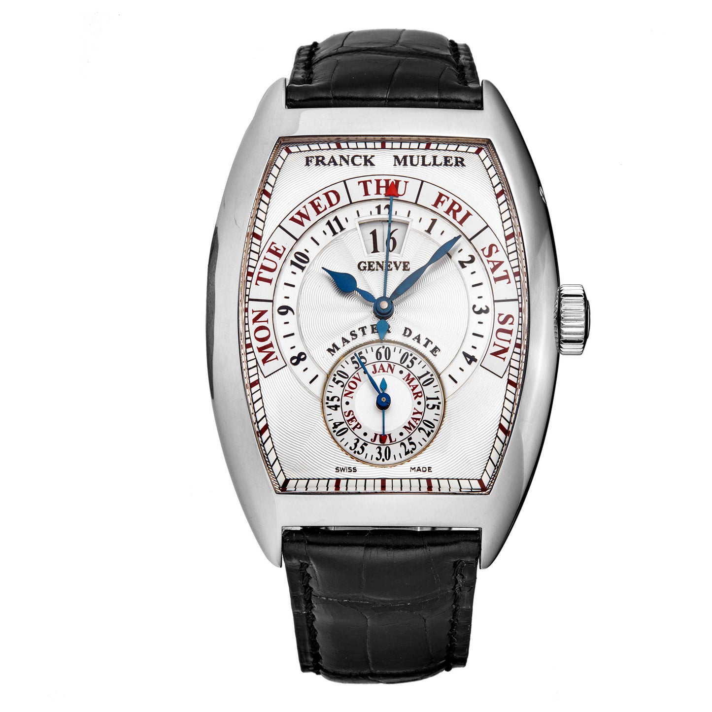 Front view of Franck Muller CintrexCurvx Men's Automatic Watch 8880S6GGBK