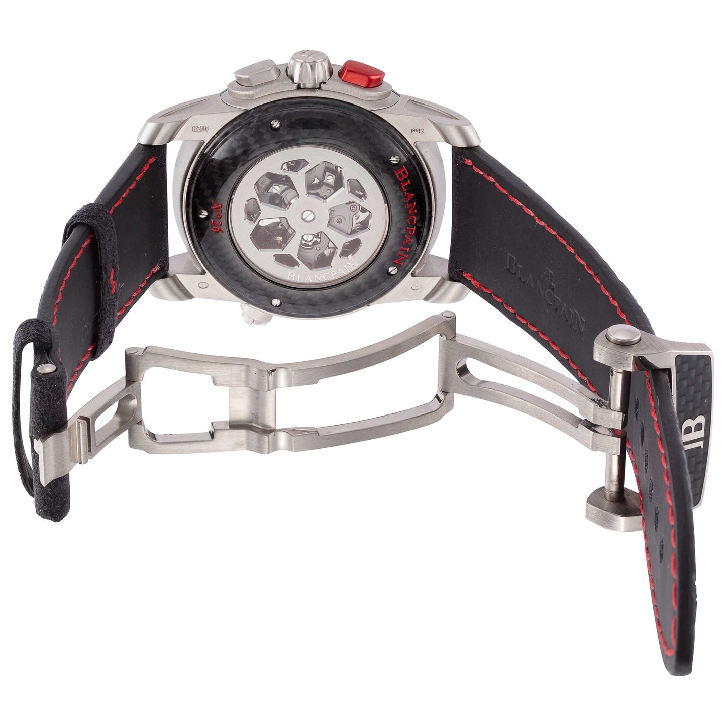 Back view of Blancpain L-Evolution Chronographe Flyback Men's Automatic Watch 8886F-1503-52B