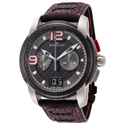 Front view of Blancpain L-Evolution Chronographe Flyback Men's Automatic Watch 8886F-1503-52B