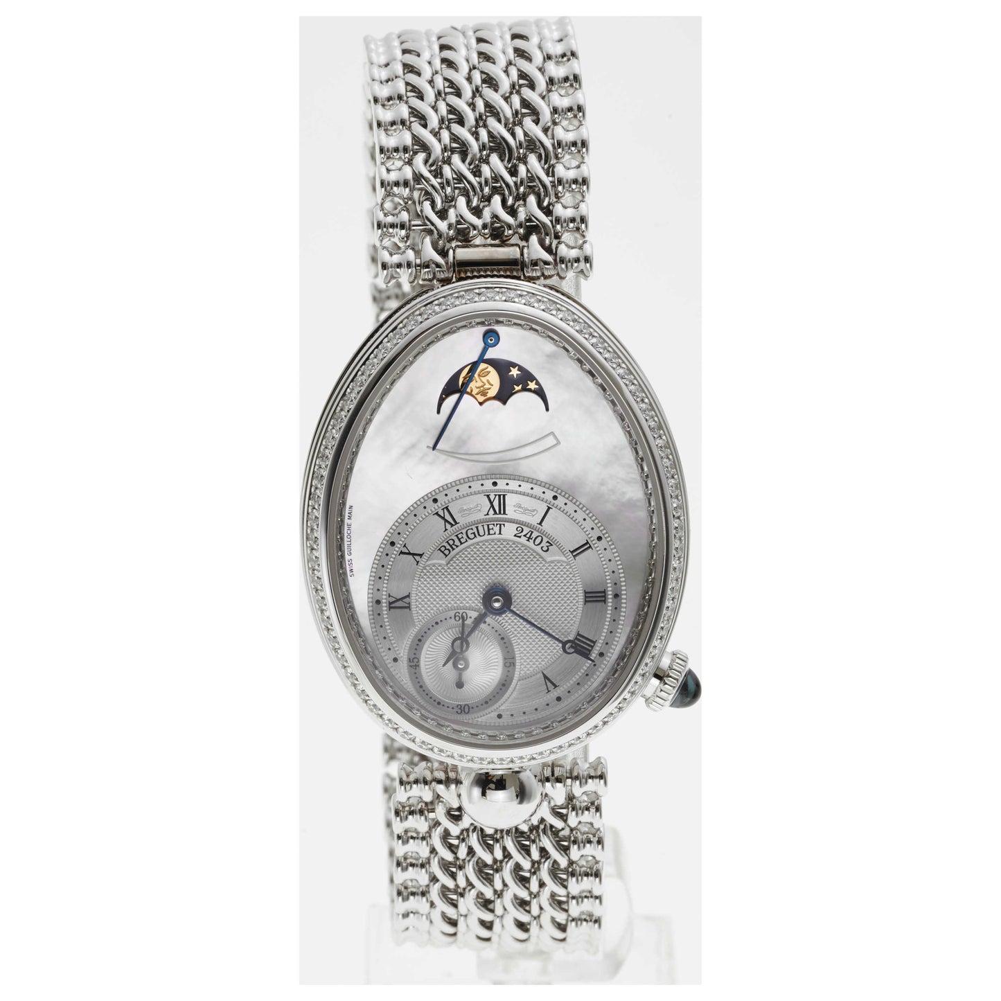 Front view of Breguet Reine de Naples Women's Automatic Watch 8908BB52J20D000-SD