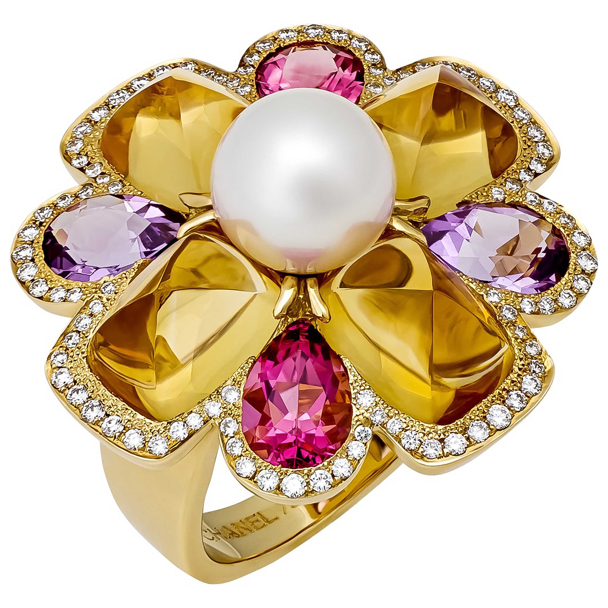 Chanel Gemstone Women's Ring 8909 - Image #8