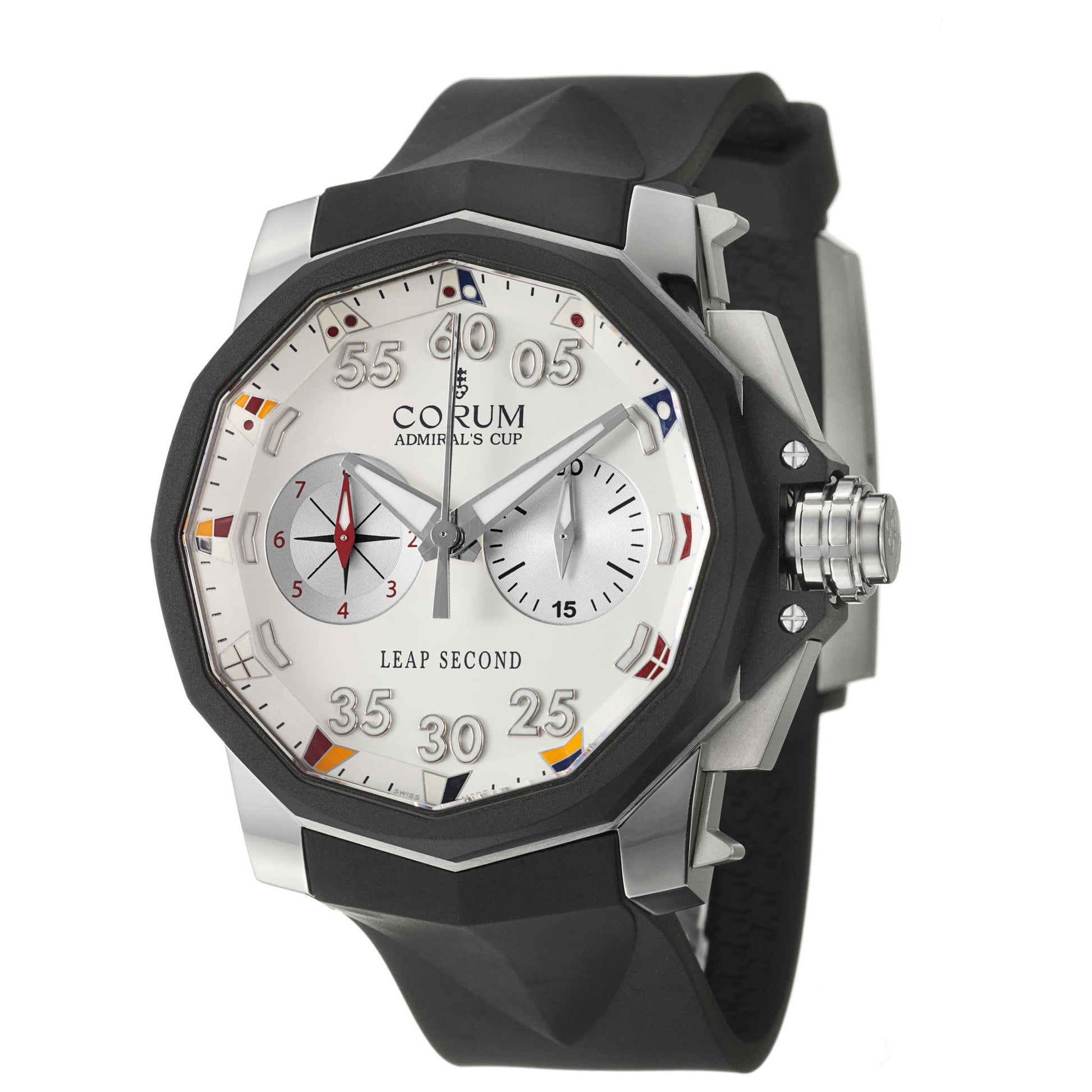 Front view of Corum Admiral's Cup Men's Automatic Watch 895-931-06-0371-AA92