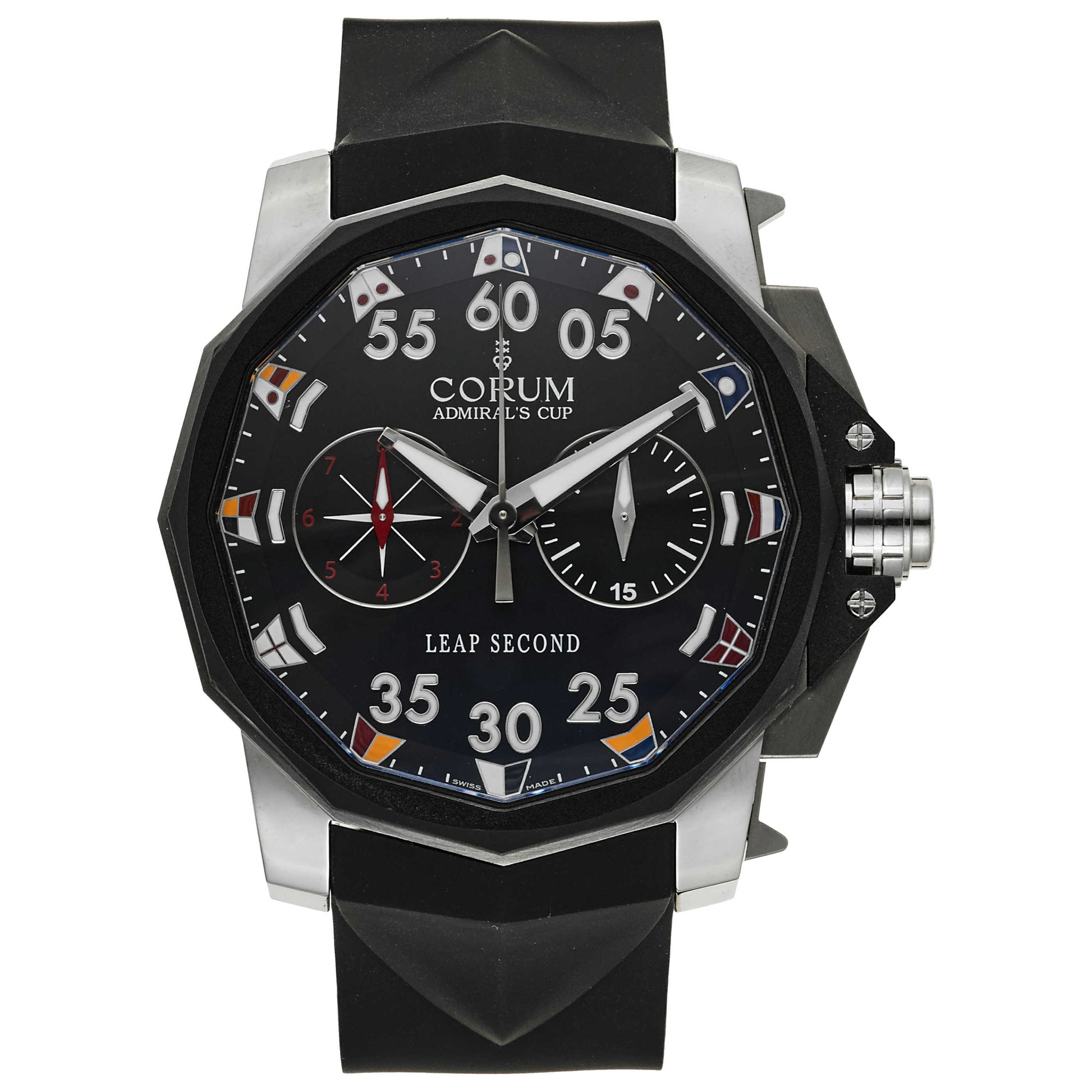 Front view of Corum Admiral's Cup Men's Automatic Watch 895-931-06-V791-AN92
