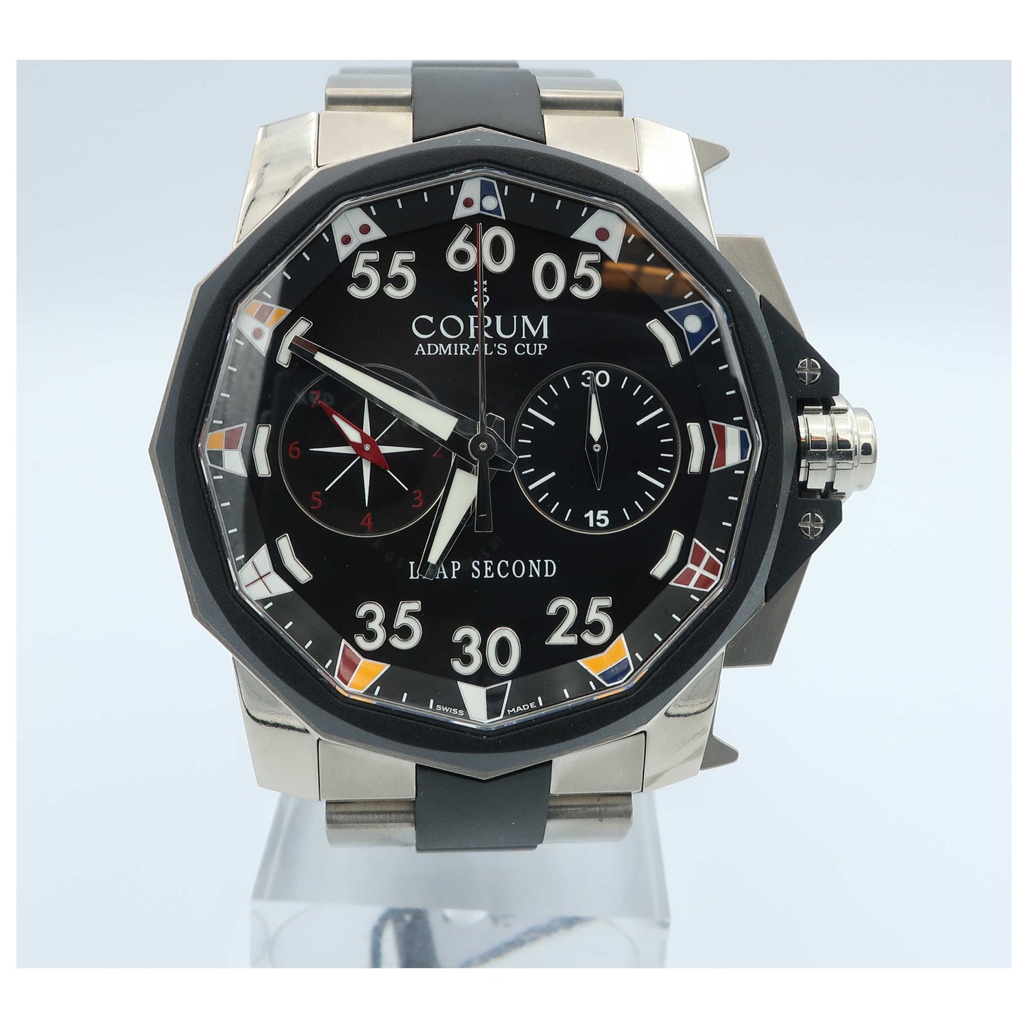 Front view of Corum Admiral's Cup Men's Automatic Watch 89593106V791AN92-SDV