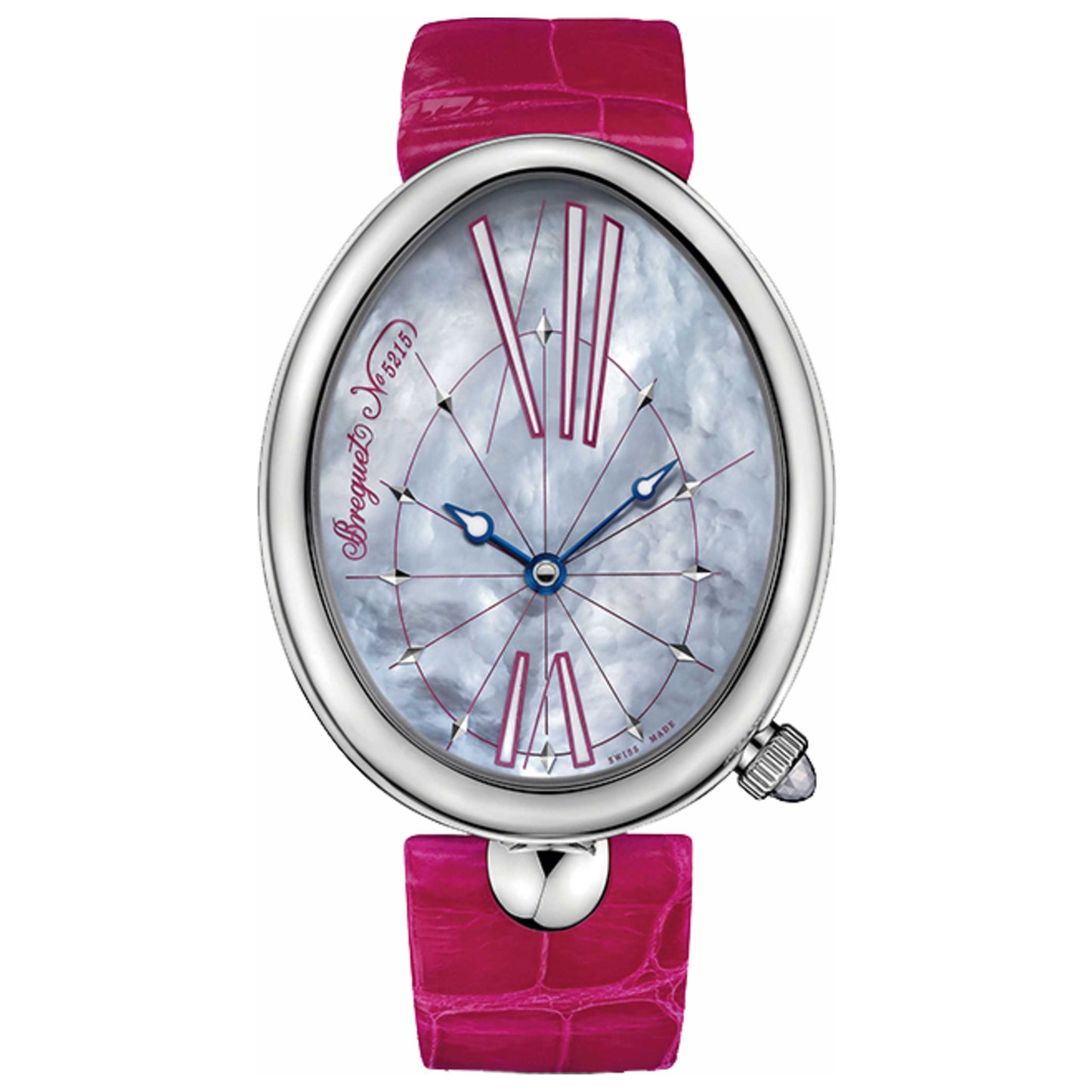 Front view of Breguet Reine de Naples Women's Automatic Watch 8967STG1986