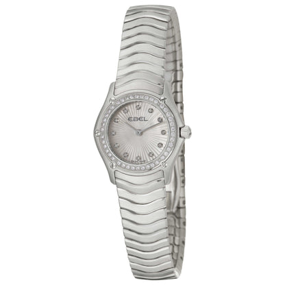 Front view of Ebel Classic Wave Women's Swiss Quartz (Battery-Powered) Watch 9003F14-99925